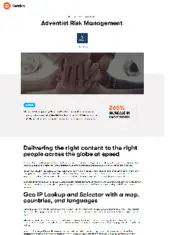 Preview of the Adventist Risk Management Case Study