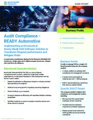 Preview of the Automotive Manufacturing Company Case Study
