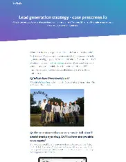 Preview of the Prescreen.io Case Study