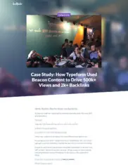 Preview of the Typeform Case Study