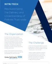 Preview of the Frimley Park Hospital NHS Trust Case Study