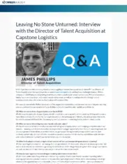 Preview of the Capstone Logistics Case Study