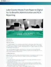 Preview of the Lake County Case Study