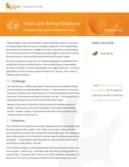Preview of the Total Care Billing Solutions Case Study