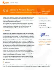 Preview of the Complete Provider Resource Case Study