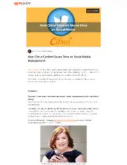 Preview of the Citrus Content Case Study