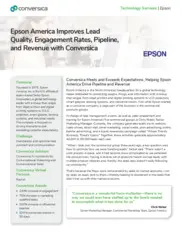 Preview of the Epson America Case Study