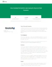 Preview of the Goodwill Industries Case Study