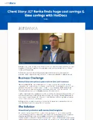 Preview of the J&T Banka Case Study