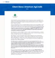 Preview of the American AgCredit Case Study