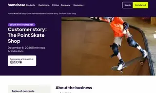 Preview of the The Point Skate Shop Case Study