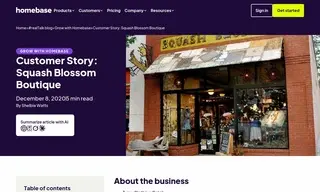 Preview of the Squash Blossom Boutique Case Study