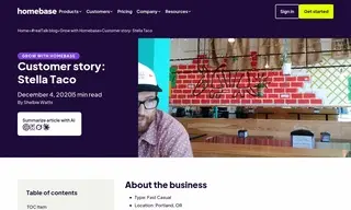 Preview of the Stella Taco Case Study