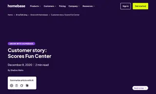 Preview of the Scores Fun Center Case Study