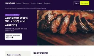 Preview of the GG’s BBQ & Catering Case Study