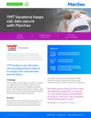 Preview of the YMT Vacations Case Study
