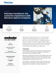Preview of the Meineke Car Care Centers Case Study