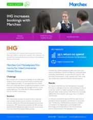 Preview of the InterContinental Hotels Group (IHG) Case Study