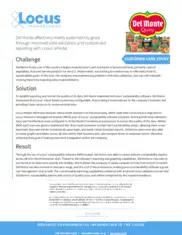 Preview of the Del Monte Foods Case Study