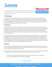 Preview of the Honeywell Case Study