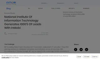 Preview of the National Institute of Information Technology Case Study