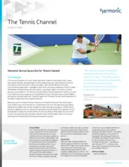 Preview of the Tennis Channel Case Study