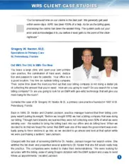 Preview of the Florida Family Practice Case Study
