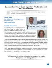 Preview of the Doctor Today Healthcare Case Study