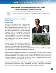 Preview of the Brain & Spine Surgery Associates Case Study