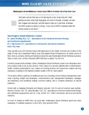 Preview of the Washington Street Wellness Center Case Study