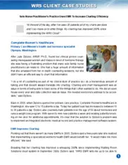 Preview of the Complete Women’s Healthcare Case Study