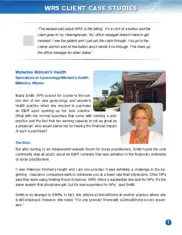 Preview of the Waterloo Women's Health Case Study