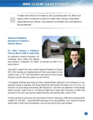 Preview of the Delavan Pediatrics Case Study