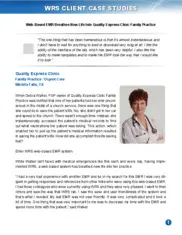 Preview of the Quality Express Clinic Case Study