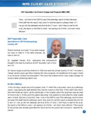 Preview of the ENT Specialty Care Case Study
