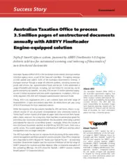 Preview of the Australian Taxation Office Case Study