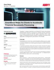 Preview of the SmartDocs Case Study