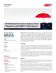 Preview of the MelitaUnipol Insurance Agency Case Study