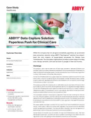 Preview of the Clinical Care Professionals Case Study
