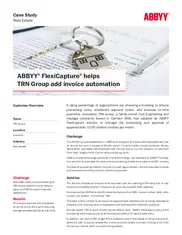 Preview of the TRN Group Case Study