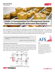 Preview of the AFS Case Study