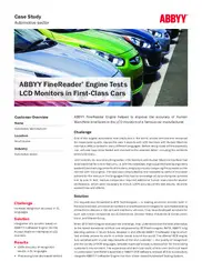 Preview of the Automotive Manufacturing Company Case Study