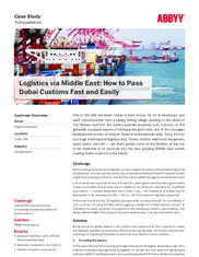 Preview of the Logistics Company Case Study