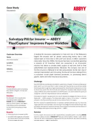 Preview of the Leading Life Insurance Organization Case Study