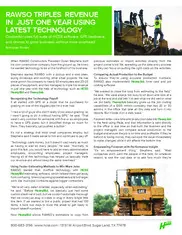 Preview of the RAWSO Constructors Case Study