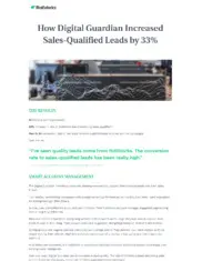 Preview of the Digital Guardian Case Study