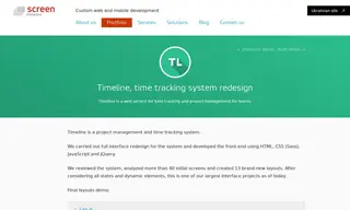 Preview of the Timeline Case Study