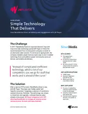 Preview of the NewsMedia Case Study