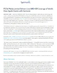 Preview of the PCCW Case Study