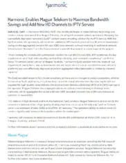 Preview of the Magyar Telekom Case Study